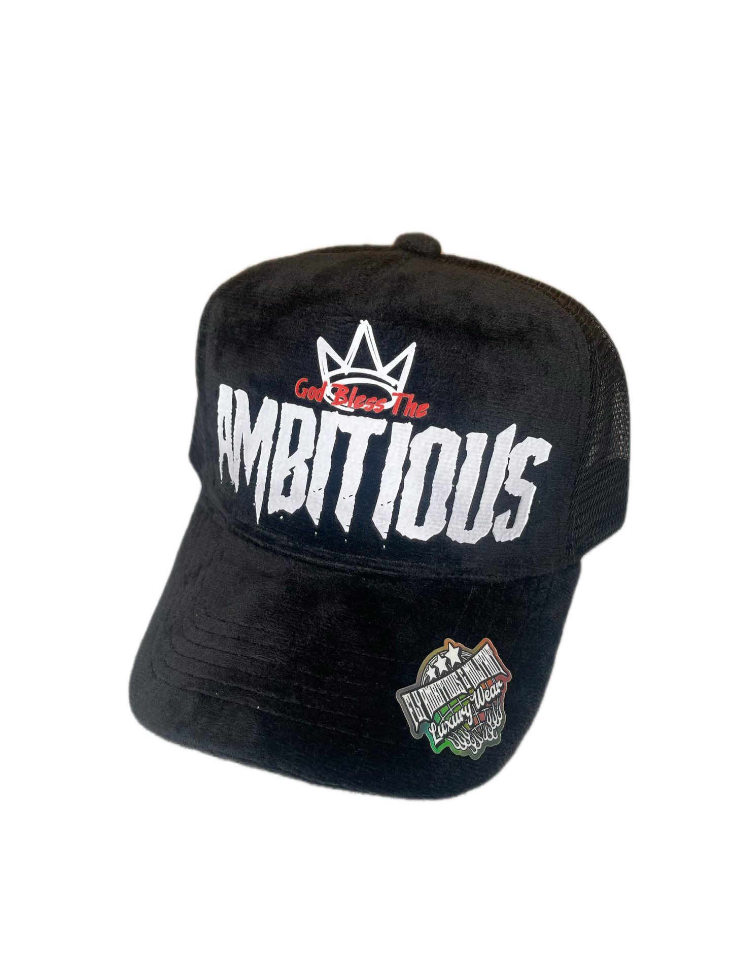 Black Velvet “God Bless The Ambitious” Luxury Snapback