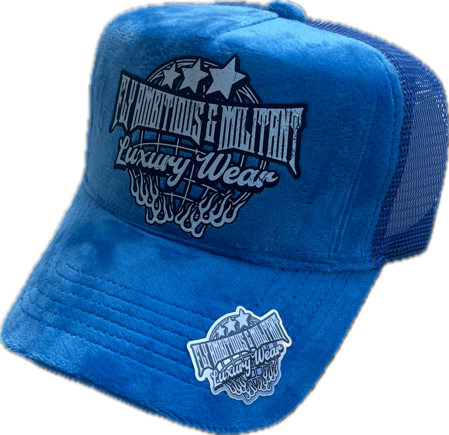 Blue Velvet “FAM Luxury Wear” Luxury Snapback