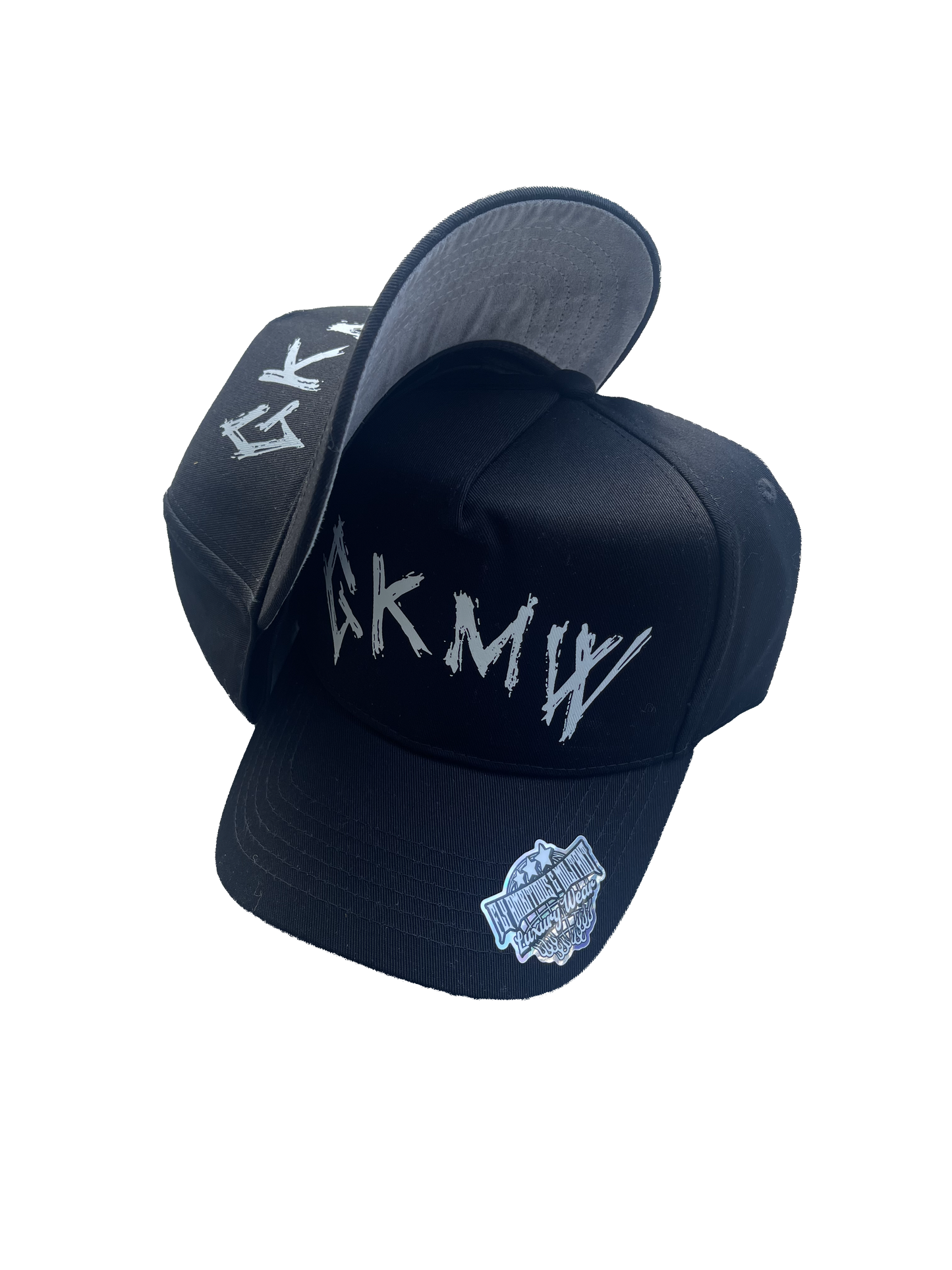 Black/Gray “God Keeps Me Winning” Luxury Snapback