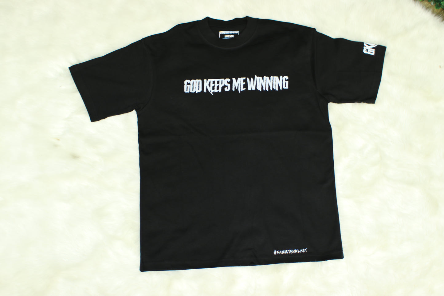 “God Keeps Me Winning” Luxury Tee