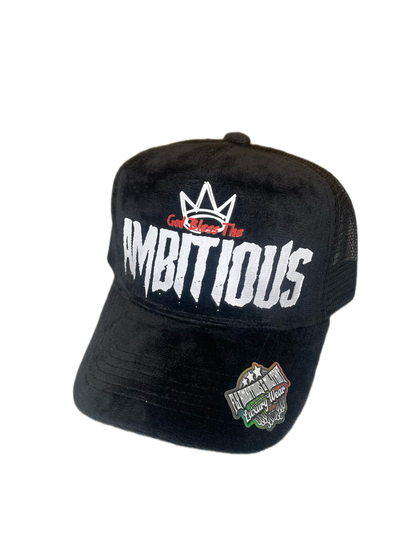 Black Velvet “God Bless The Ambitious” Luxury Snapback