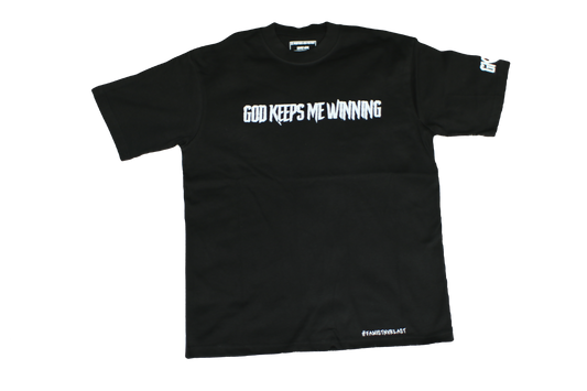 “God Keeps Me Winning” Luxury Tee