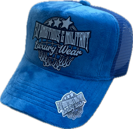 Blue Velvet “FAM Luxury Wear” Luxury Snapback