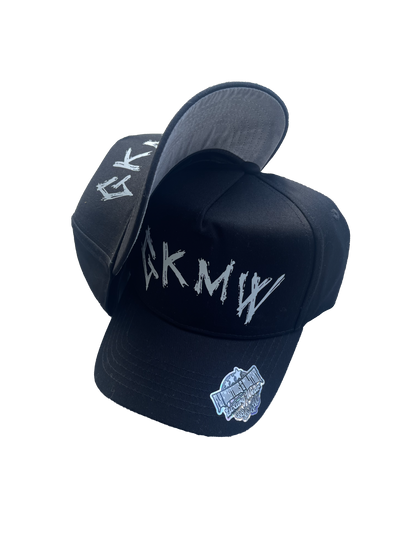 Black/Gray “God Keeps Me Winning” Luxury Snapback