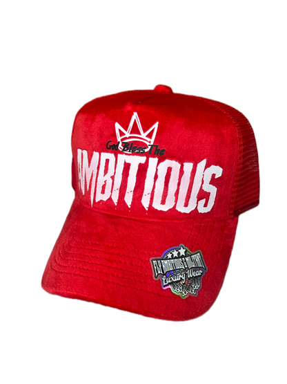 Red Velvet “God Bless The Ambitious” Luxury Snapback
