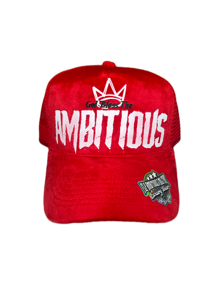 Red Velvet “God Bless The Ambitious” Luxury Snapback