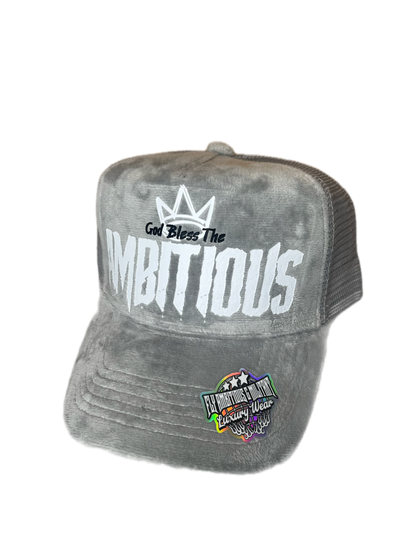 Gray Velvet “God Bless The Ambitious” Luxury Snapback