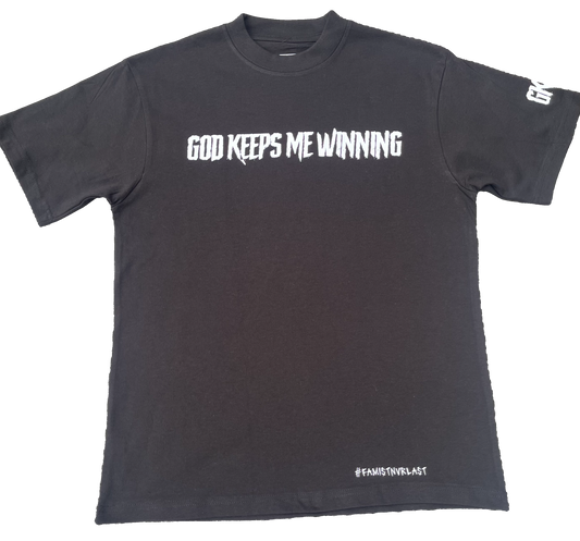 “God Keeps Me Winning” Luxury Tee