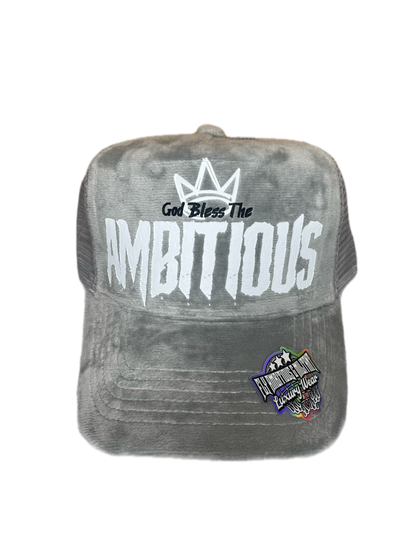 Gray Velvet “God Bless The Ambitious” Luxury Snapback
