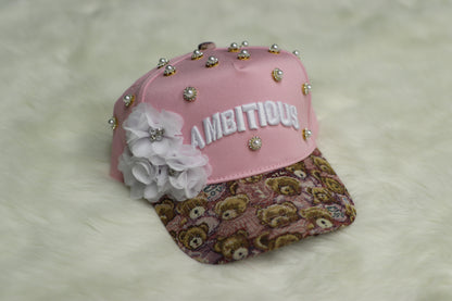 Pink “Ambitious” Luxury Snapback